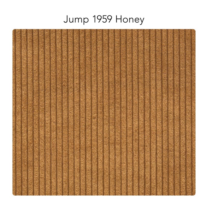 Canapé Bredhult - 3 places tissu Jump 1959 honey, pieds en chêne huilé blanc  - 1898