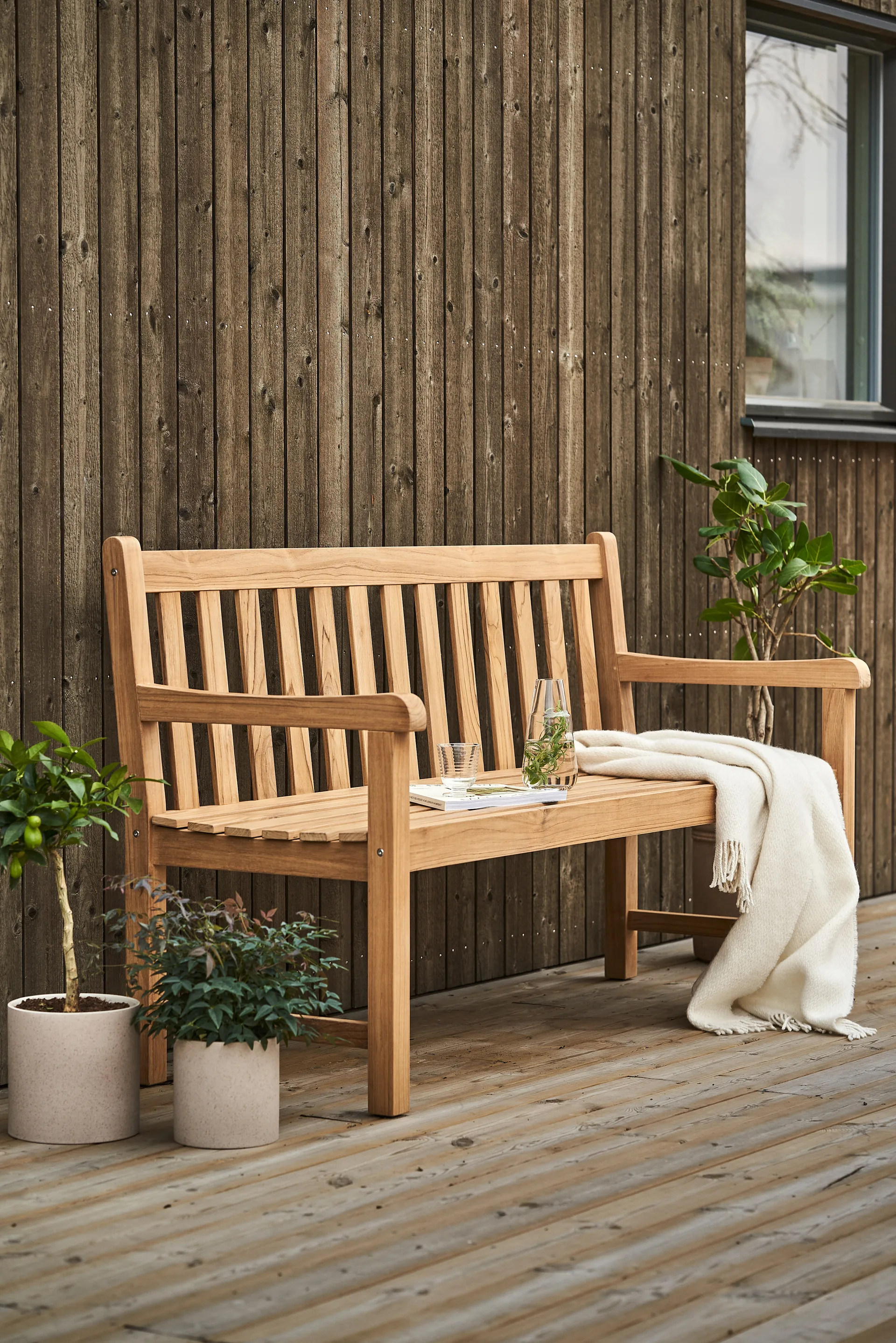 Canapé de jardin Lövhult, Teck 1898