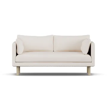 Canapé Linnevik - Caleido Beige 9600-chêne blanchi à l’huile, 2 places, sans jupe - 1898