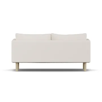 Canapé Linnevik - Caleido Beige 9600-chêne blanchi à l’huile, 2 places, sans jupe - 1898