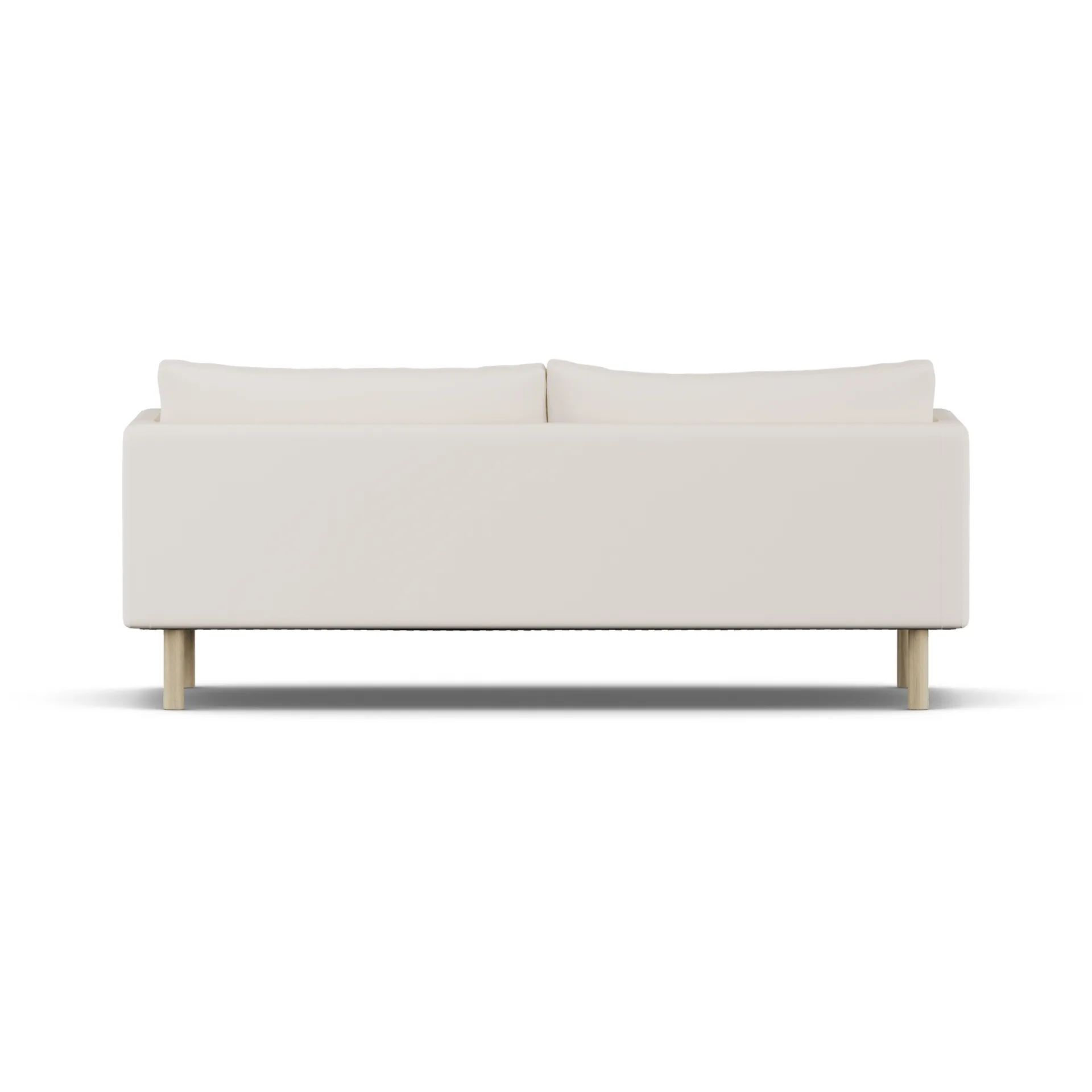 Canapé Linnevik, Caleido Beige 9600-chêne blanchi à l’huile, 3 places, sans jupe 1898