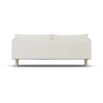 Canapé Linnevik - Caleido Beige 9600-chêne blanchi à l’huile, 3 places, sans jupe - 1898