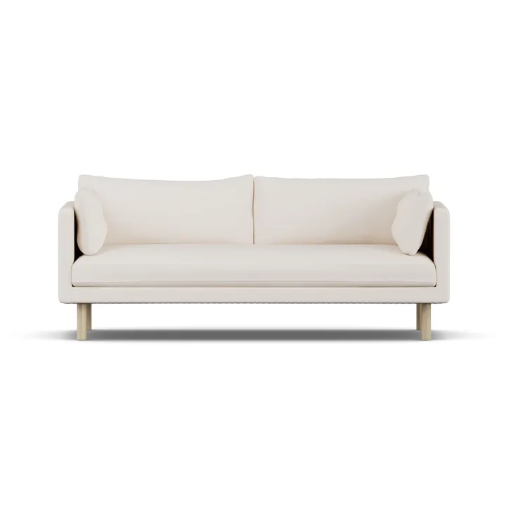 Canapé Linnevik - Caleido Beige 9600-chêne blanchi à l’huile, 3 places - 1898