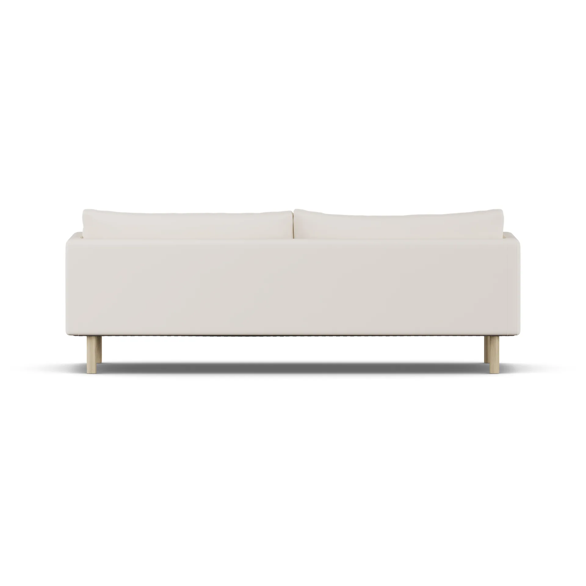 Canapé Linnevik, Caleido Beige 9600-chêne blanchi à l’huile, 4 places, sans jupe 1898