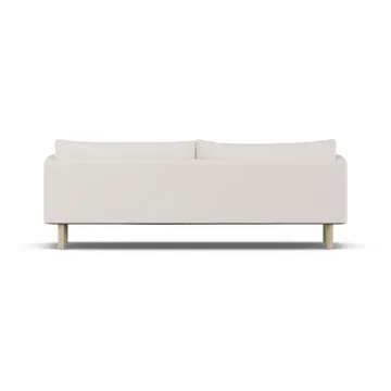 Canapé Linnevik - Caleido Beige 9600-chêne blanchi à l’huile, 4 places, sans jupe - 1898