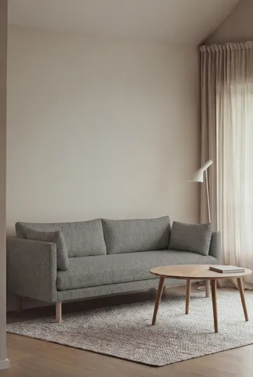 Canapé Linnevik - Caleido Grey 1240-chêne blanchi à l’huile, 3 places - 1898