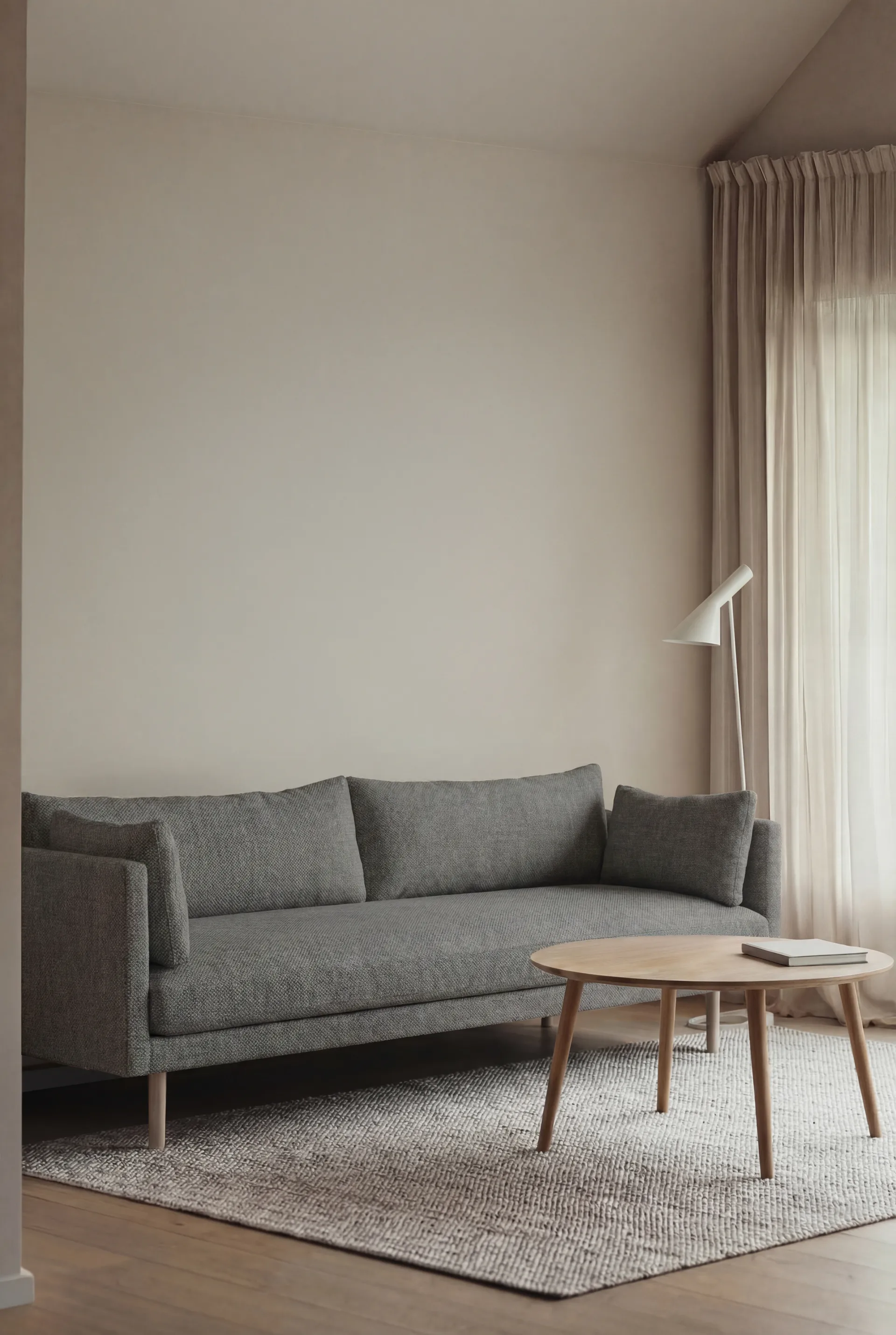 Canapé Linnevik, Caleido Grey 1240-chêne blanchi à l’huile, 4 places 1898