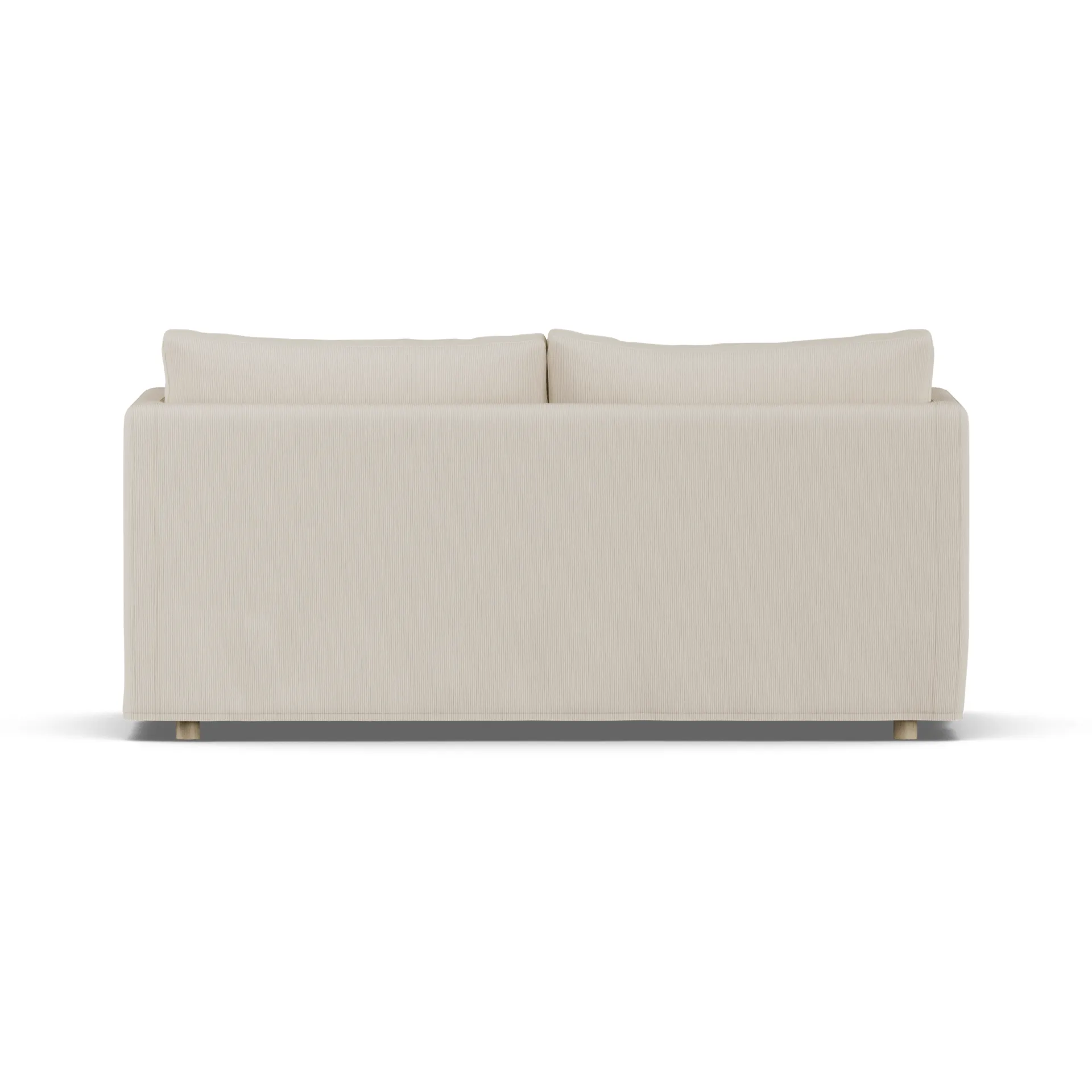 Canapé Linnevik, Jump Beige 1956-chêne blanchi à l’huile, 2 places, avec jupe 1898