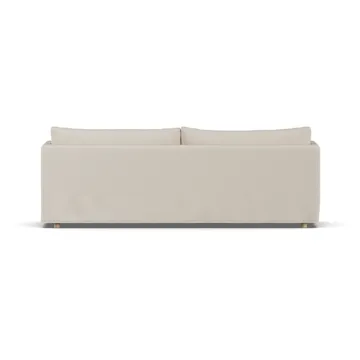 Canapé Linnevik - Jump Beige 1956-chêne blanchi à l’huile, 4 places, avec jupe - 1898