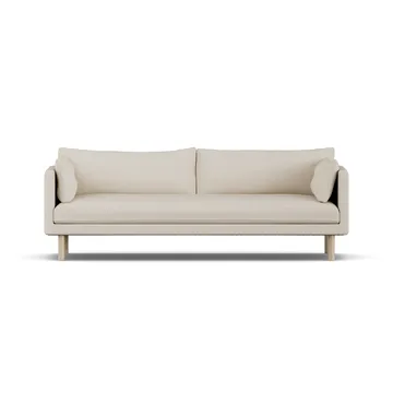 Canapé Linnevik - Jump Beige 1956-chêne blanchi à l’huile, 4 places, sans jupe - 1898