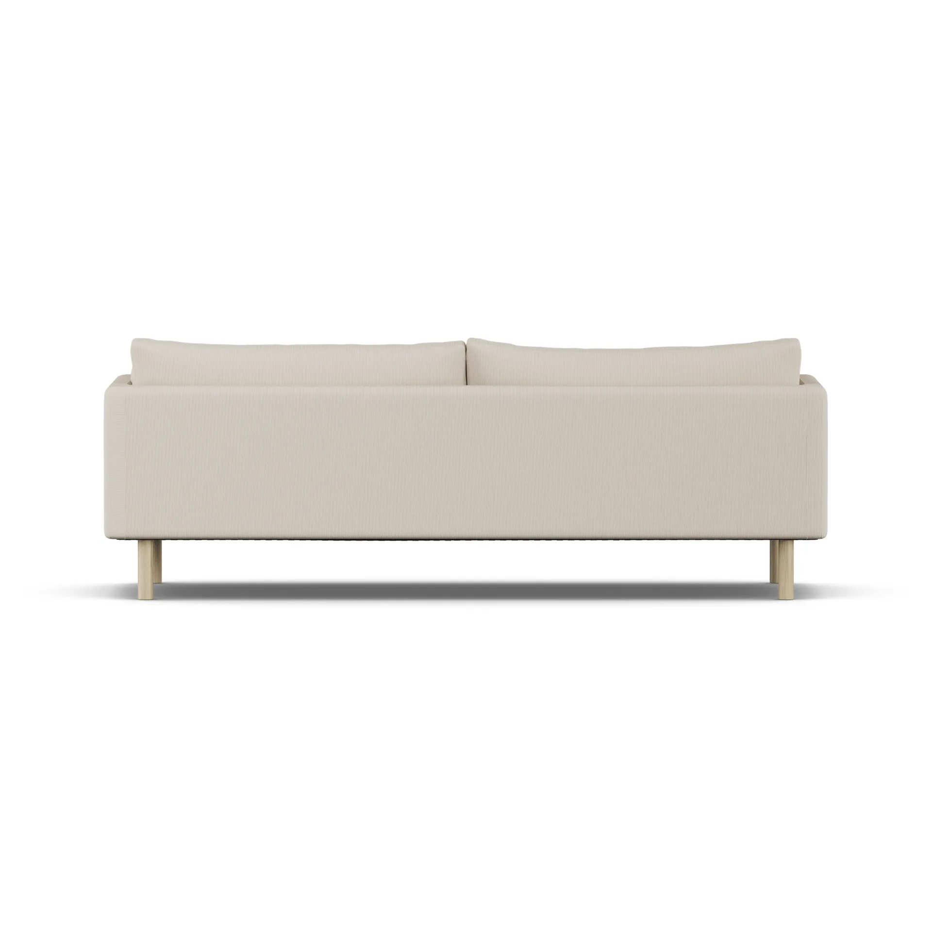 Canapé Linnevik, Jump Beige 1956-chêne blanchi à l’huile, 4 places, sans jupe 1898