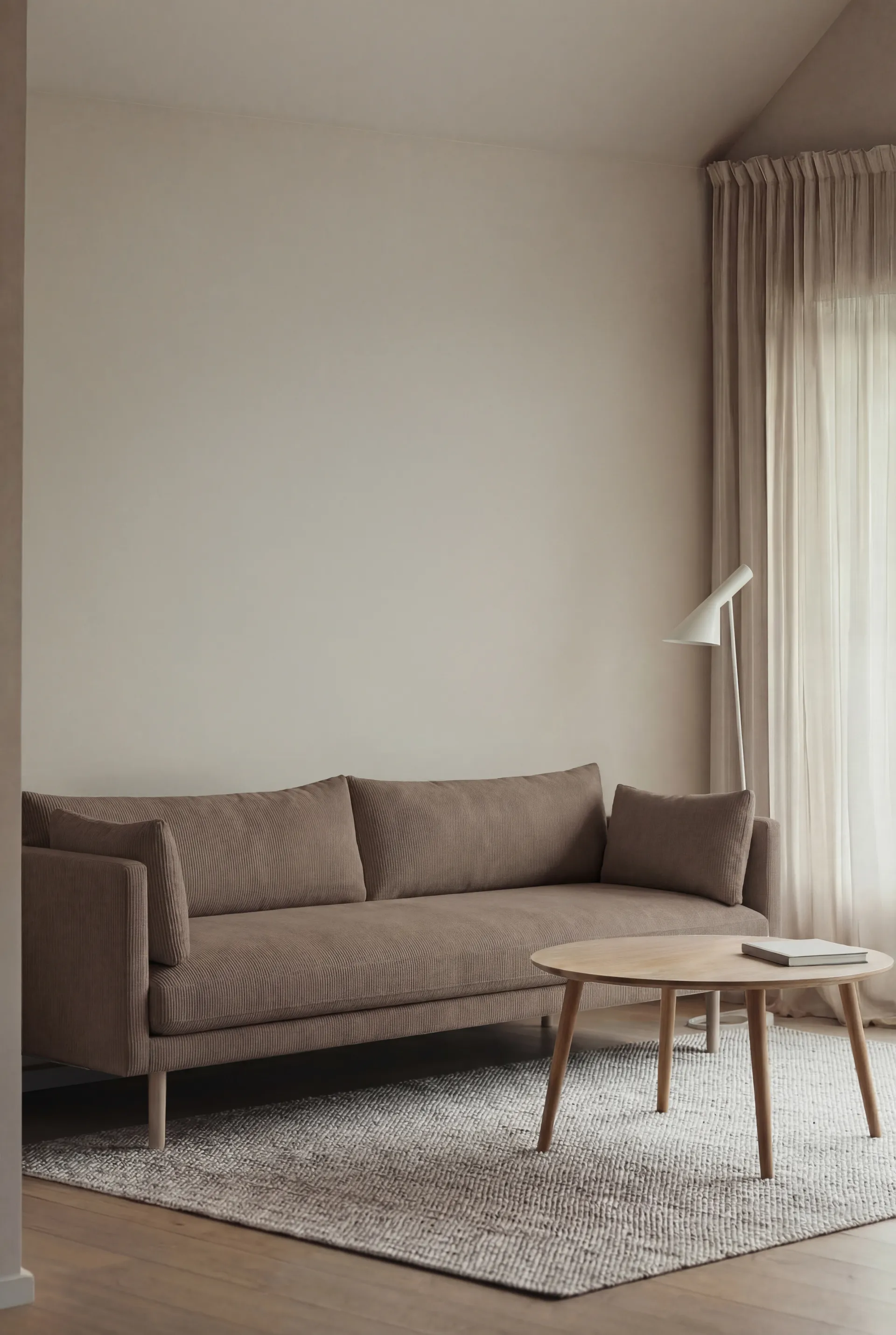 Canapé Linnevik, Jump Brown 1955 1955-chêne blanchi à l’huile, 4 places 1898