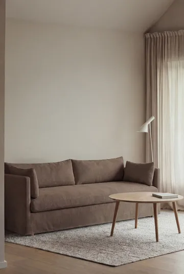 Canapé Linnevik - Jump brown 1955-chêne blanchi à l’huile, 4 places, avec jupe - 1898