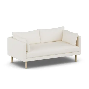 Canapé Linnevik - Jump Off White 1954-chêne blanchi à l’huile, 2 places, sans jupe - 1898