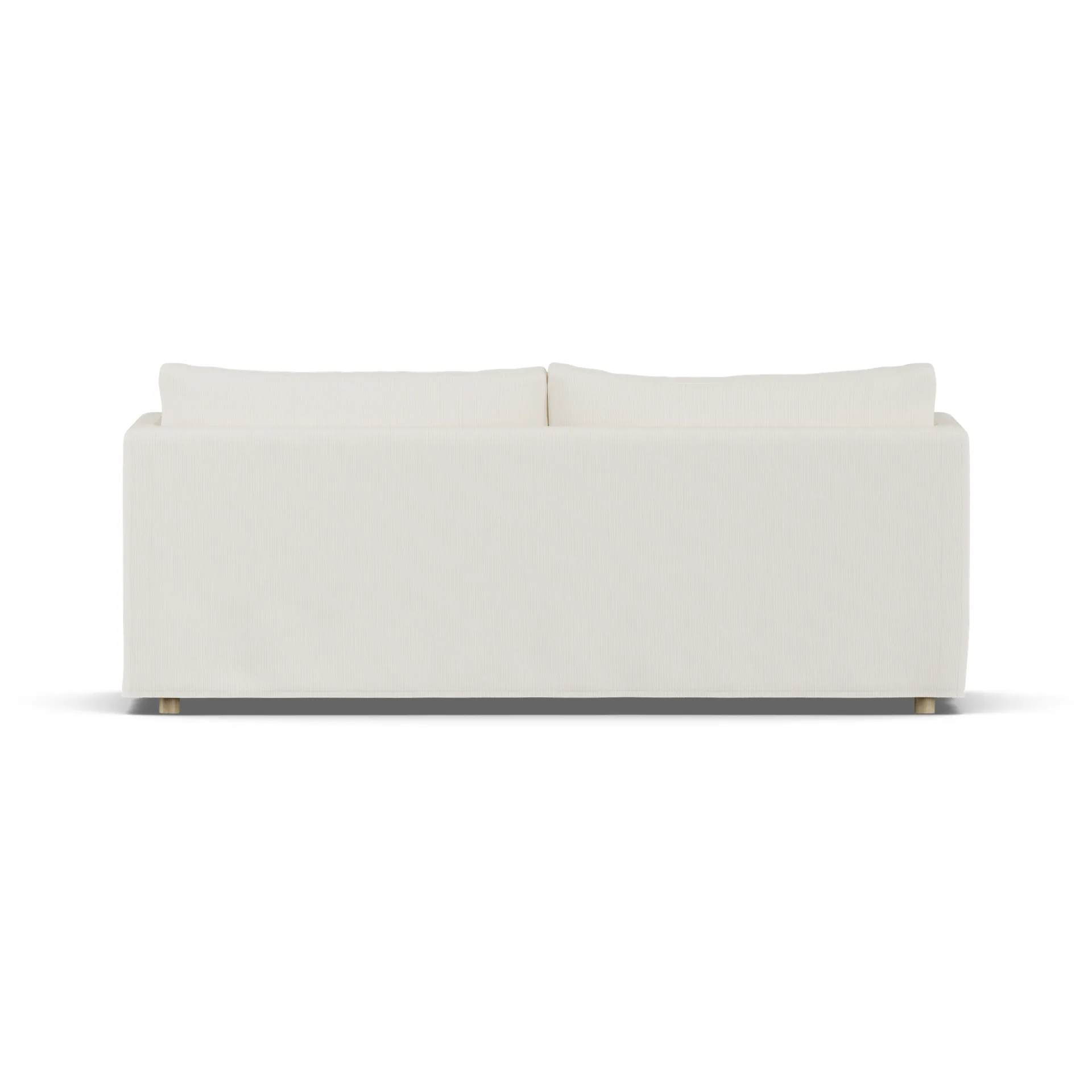 Canapé Linnevik, Jump off white 1954-chêne blanchi à l’huile, 3 places, avec jupe 1898