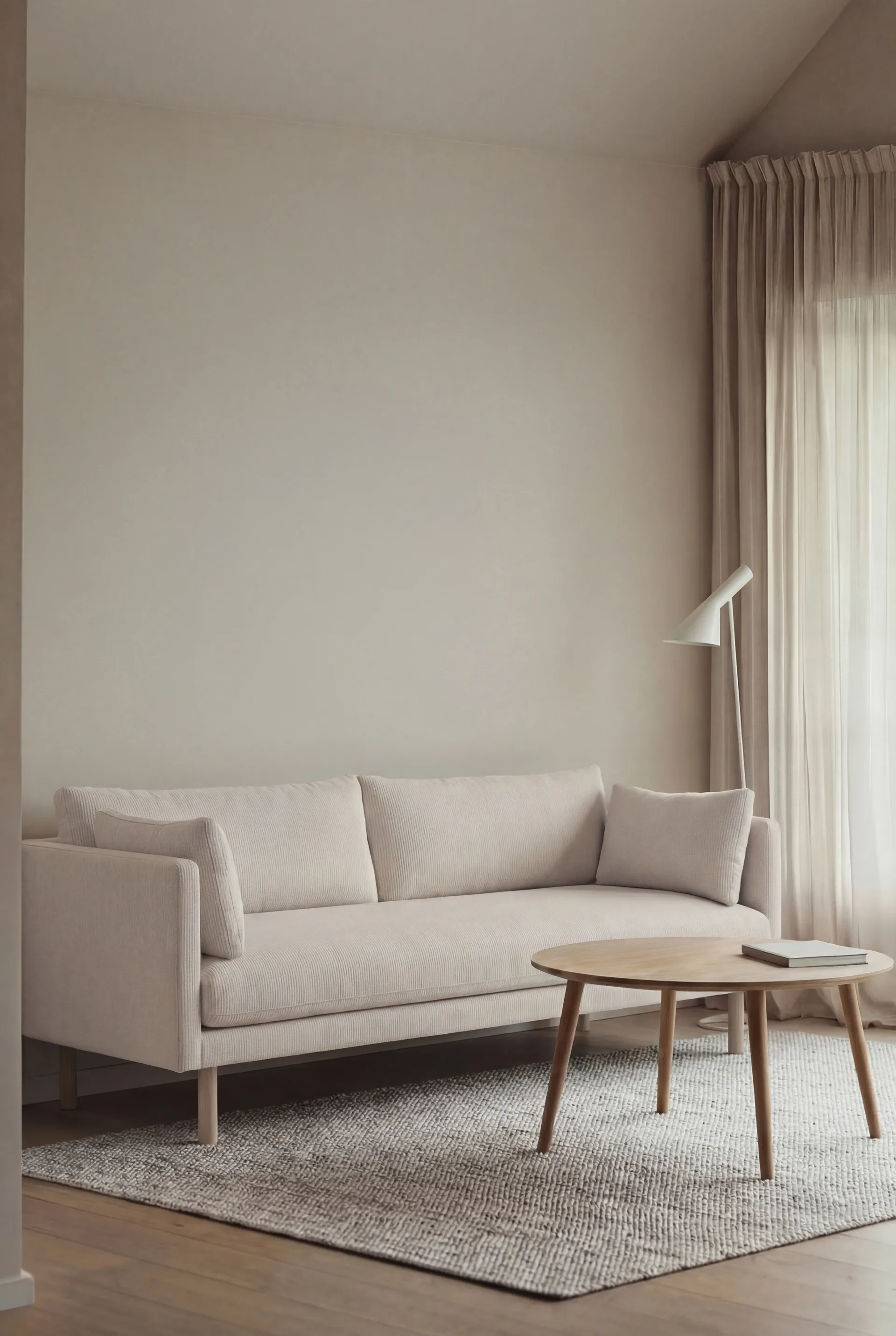 Canapé Linnevik, Jump Off White 1954-chêne blanchi à l’huile, 3 places 1898