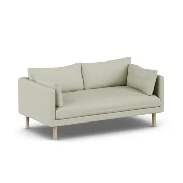 Canapé Linnevik - Luiza Beige 3981-chêne blanchi à l’huile, 2 places, sans jupe - 1898