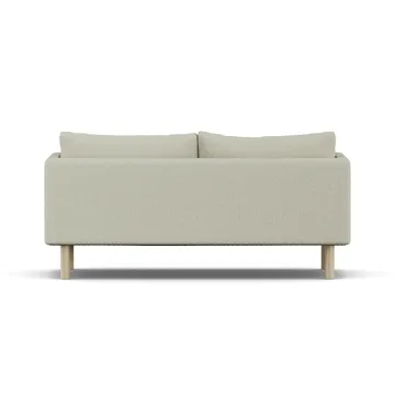 Canapé Linnevik - Luiza Beige 3981-chêne blanchi à l’huile, 2 places, sans jupe - 1898