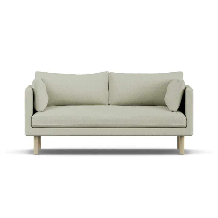 Canapé Linnevik - Luiza Beige 3981-chêne blanchi à l’huile, 2 places - 1898