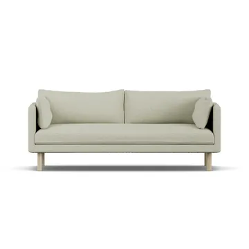 Canapé Linnevik - Luiza Beige 3981-chêne blanchi à l’huile, 3 places, sans jupe - 1898