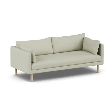 Canapé Linnevik - Luiza Beige 3981-chêne blanchi à l’huile, 3 places, sans jupe - 1898