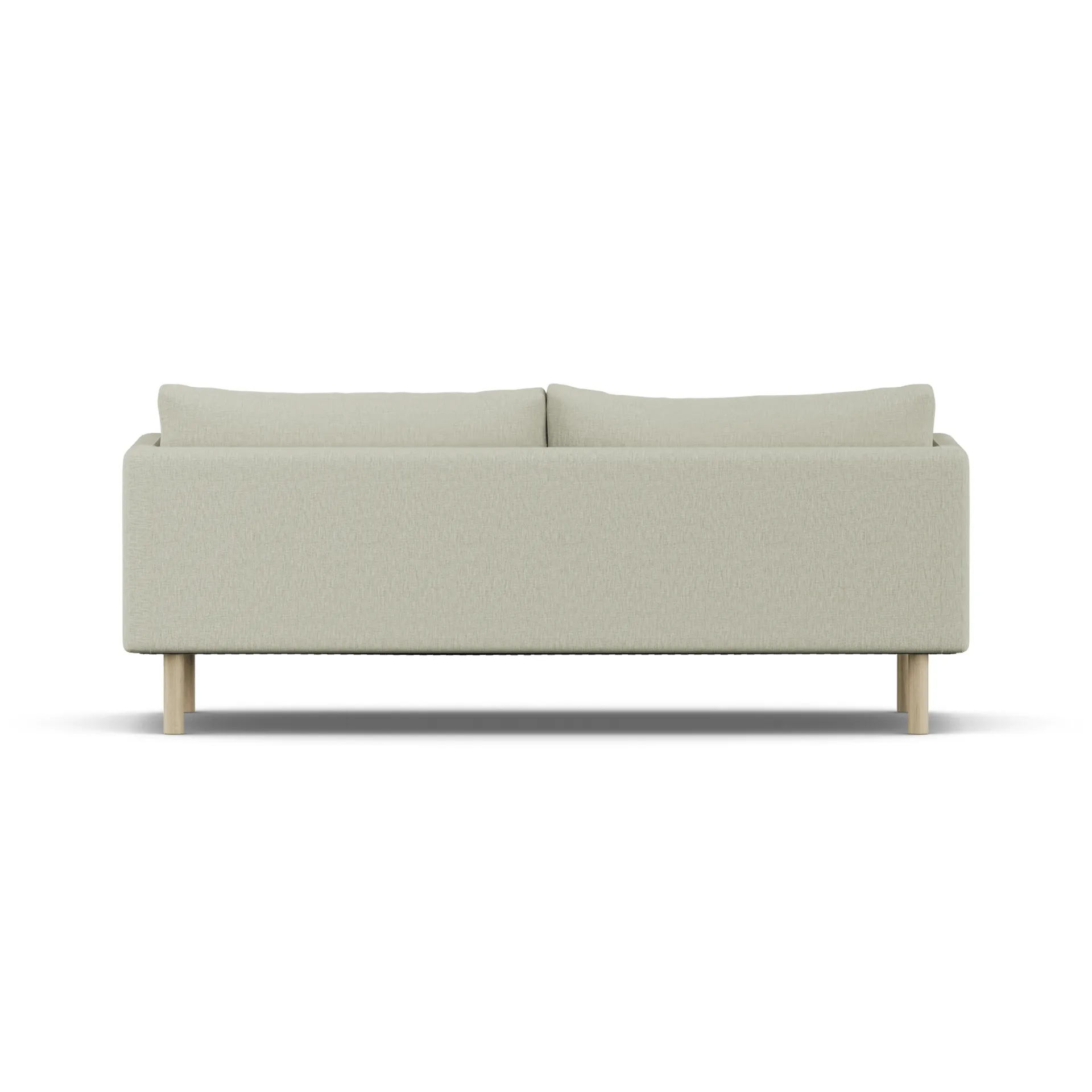 Canapé Linnevik, Luiza Beige 3981-chêne blanchi à l’huile, 3 places, sans jupe 1898