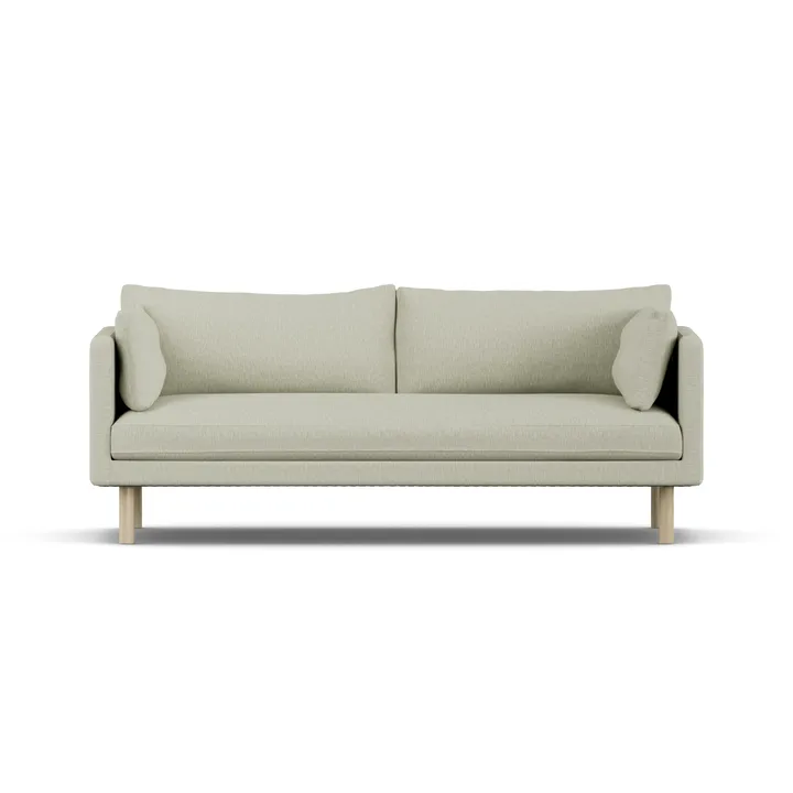 Canapé Linnevik - Luiza Beige 3981-chêne blanchi à l’huile, 3 places - 1898