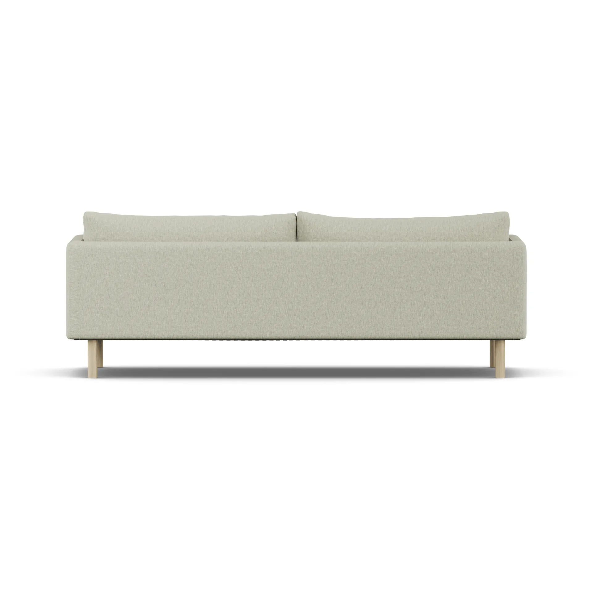 Canapé Linnevik, Luiza Beige 3981-chêne blanchi à l’huile, 4 places, sans jupe 1898