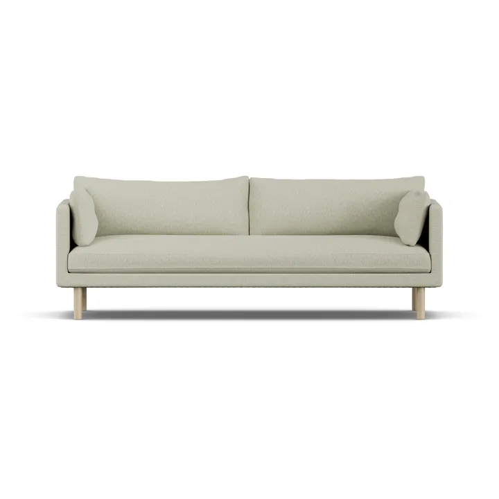 Canapé Linnevik - Luiza Beige 3981-chêne blanchi à l’huile, 4 places - 1898