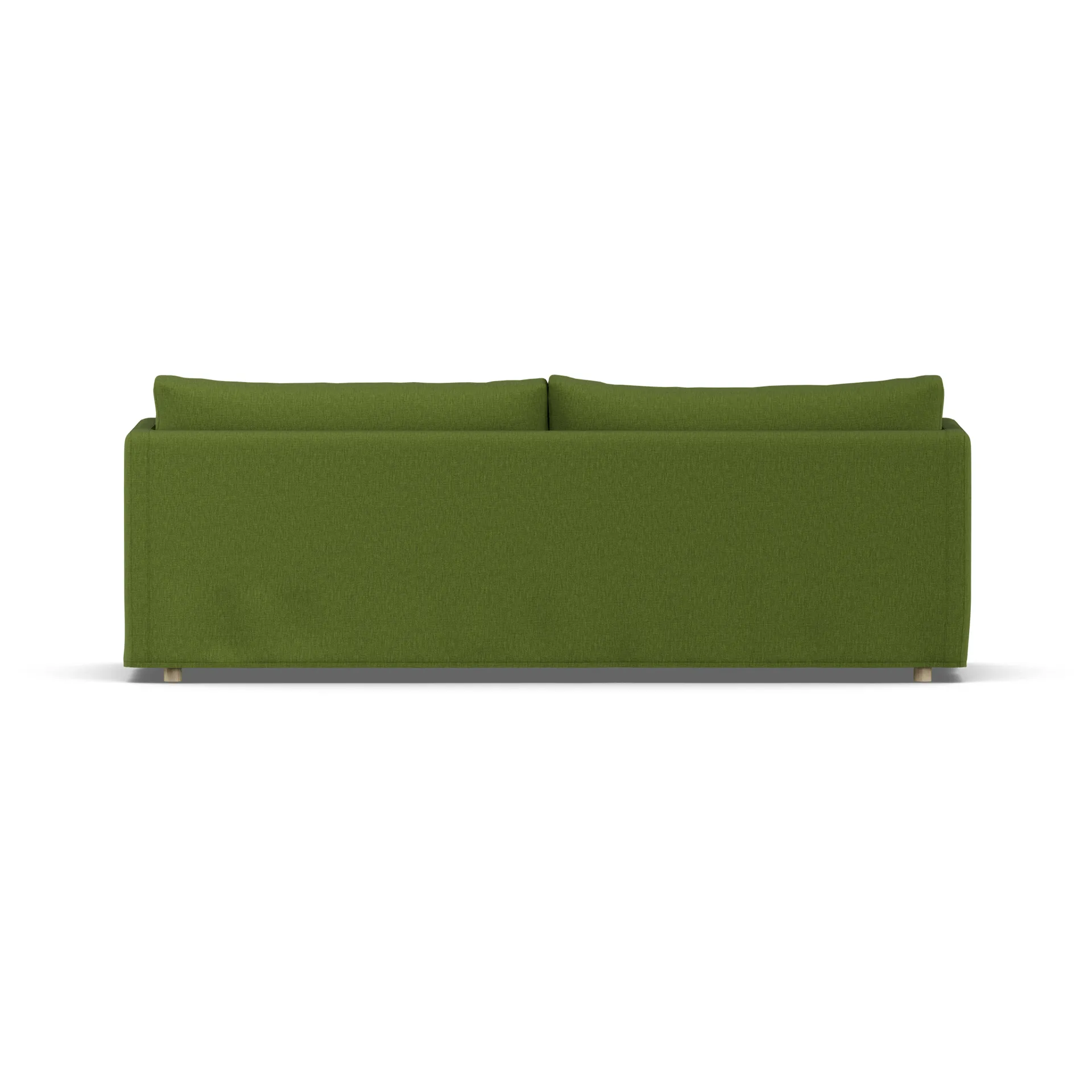 Canapé Linnevik, Luiza Green 3975-chêne blanchi à l’huile, 4 places, avec jupe 1898
