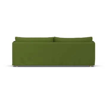 Canapé Linnevik - Luiza Green 3975-chêne blanchi à l’huile, 4 places, avec jupe - 1898