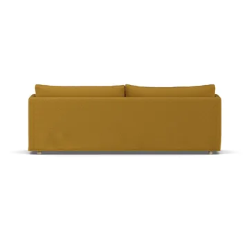 Canapé Linnevik - Luiza Mustard 3972-chêne blanchi à l’huile, 4 places, avec jupe - 1898