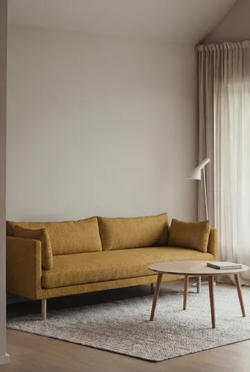 Canapé Linnevik - Luiza Mustard 3972-chêne blanchi à l’huile, 4 places - 1898
