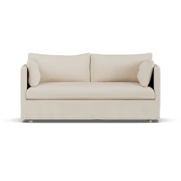 Canapé Linnevik - Same Beige 6670-chêne blanchi à l’huile, 2 places, avec jupe - 1898