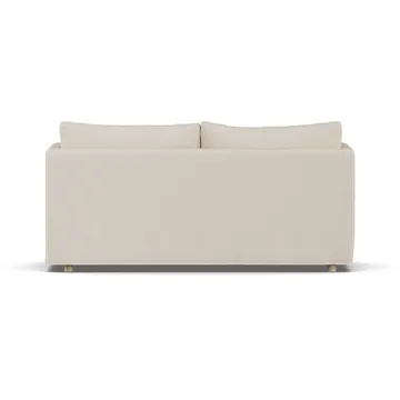 Canapé Linnevik - Same Beige 6670-chêne blanchi à l’huile, 2 places, avec jupe - 1898