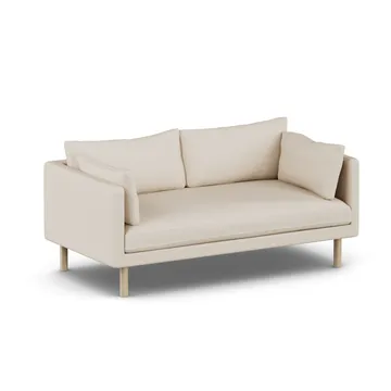 Canapé Linnevik - Same Beige 6670-chêne blanchi à l’huile, 2 places, sans jupe - 1898