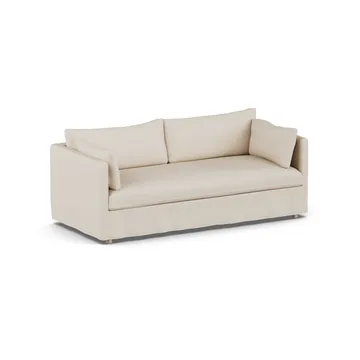 Canapé Linnevik - Same Beige 6670-chêne blanchi à l’huile, 3 places, avec jupe - 1898