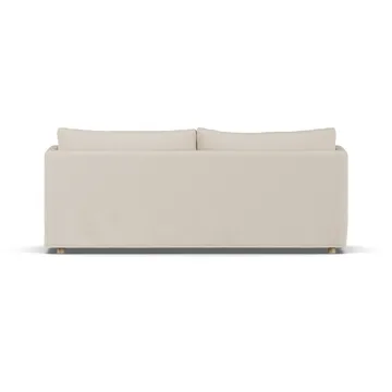 Canapé Linnevik - Same Beige 6670-chêne blanchi à l’huile, 3 places, avec jupe - 1898