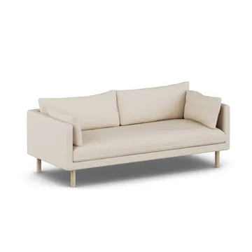 Canapé Linnevik - Same Beige 6670-chêne blanchi à l’huile, 3 places, sans jupe - 1898