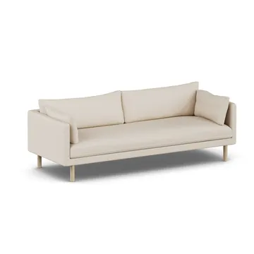 Canapé Linnevik - Same Beige 6670-chêne blanchi à l’huile, 4 places, sans jupe - 1898