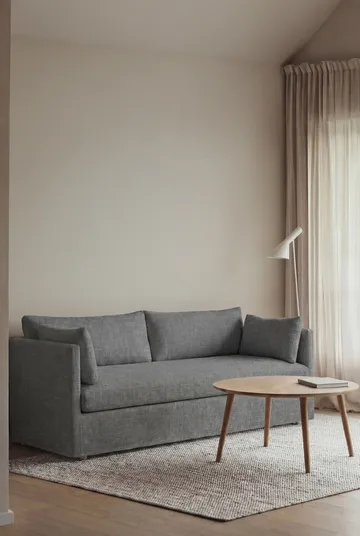 Canapé Linnevik - Same Blue 6678-chêne blanchi à l’huile, 3 places, avec jupe - 1898