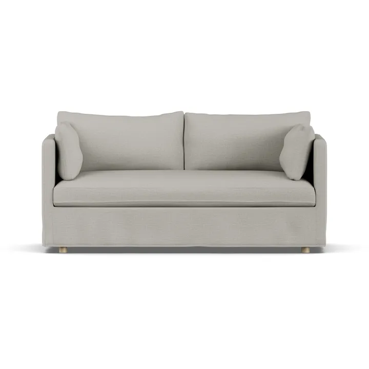 Canapé Linnevik - Same Grey 6673-chêne blanchi à l’huile, 2 places, avec jupe - 1898