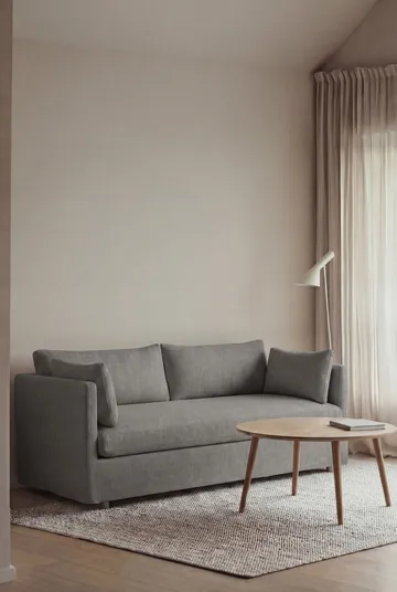 Canapé Linnevik - Same Grey 6673-chêne blanchi à l’huile, 2 places, avec jupe - 1898