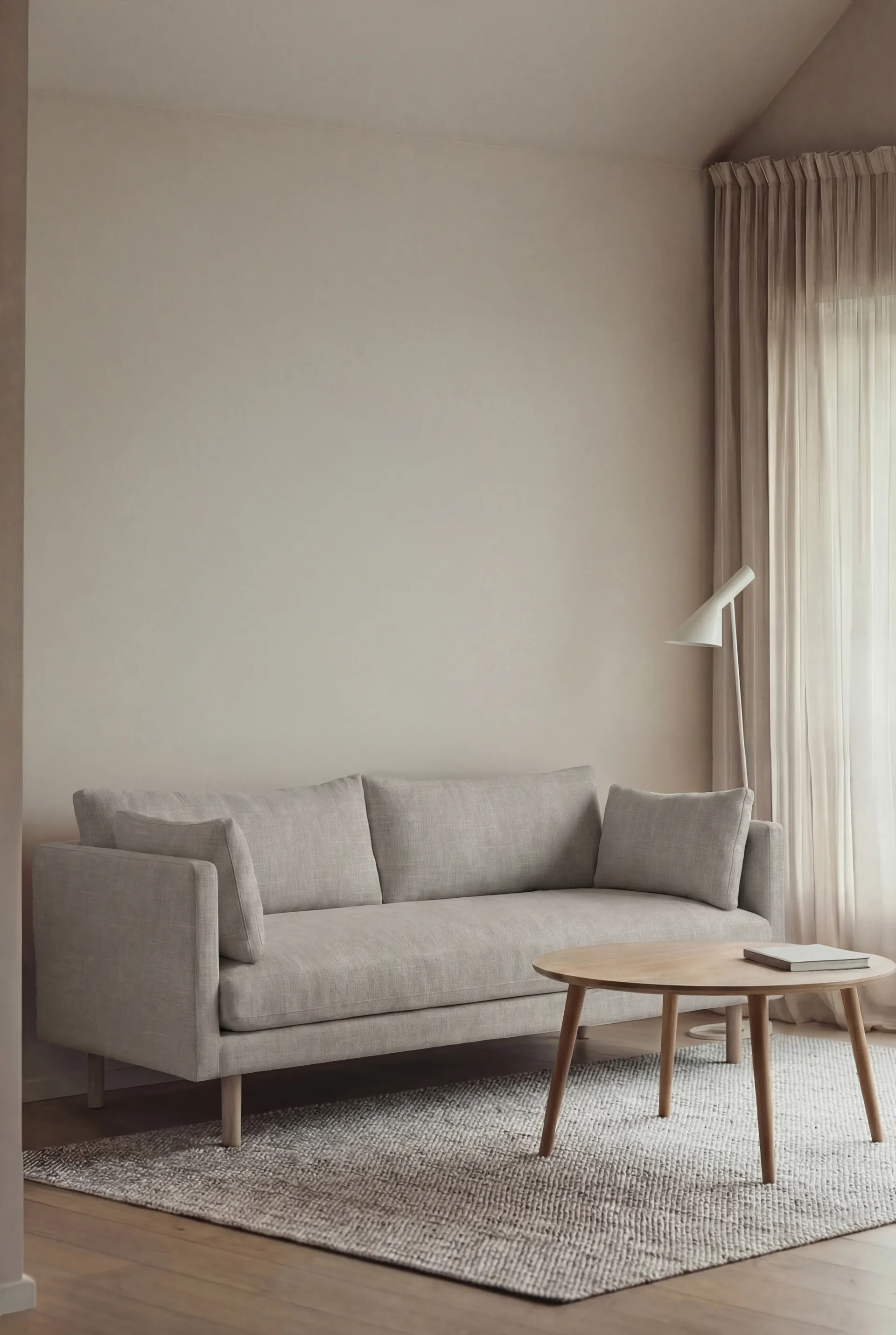 Canapé Linnevik, Same Grey 6673-chêne blanchi à l’huile, 2 places 1898