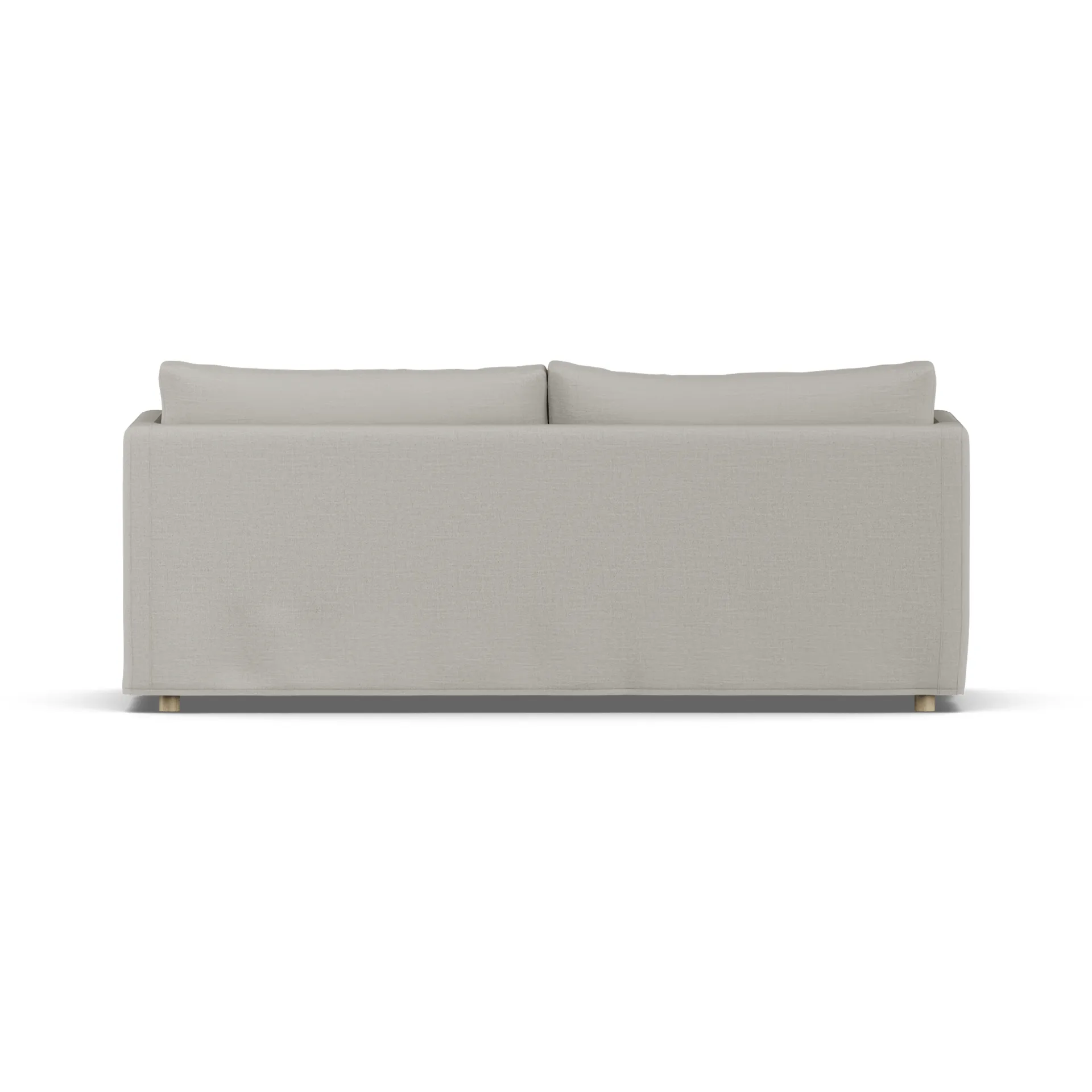 Canapé Linnevik, Same Grey 6673-chêne blanchi à l’huile, 3 places, avec jupe 1898