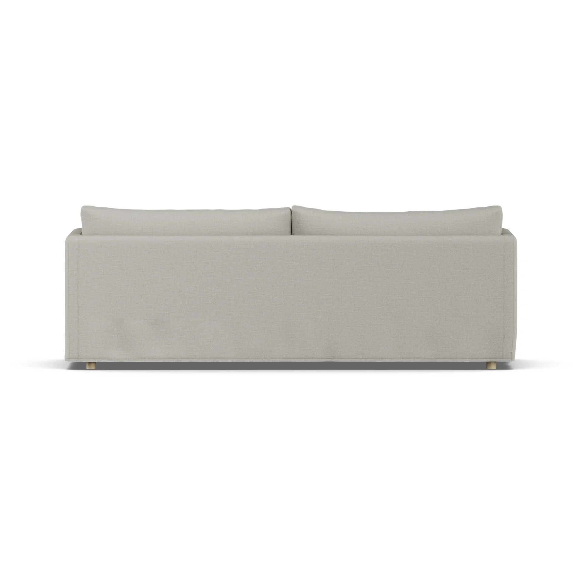 Canapé Linnevik, Same Grey 6673-chêne blanchi à l’huile, 4 places, avec jupe 1898
