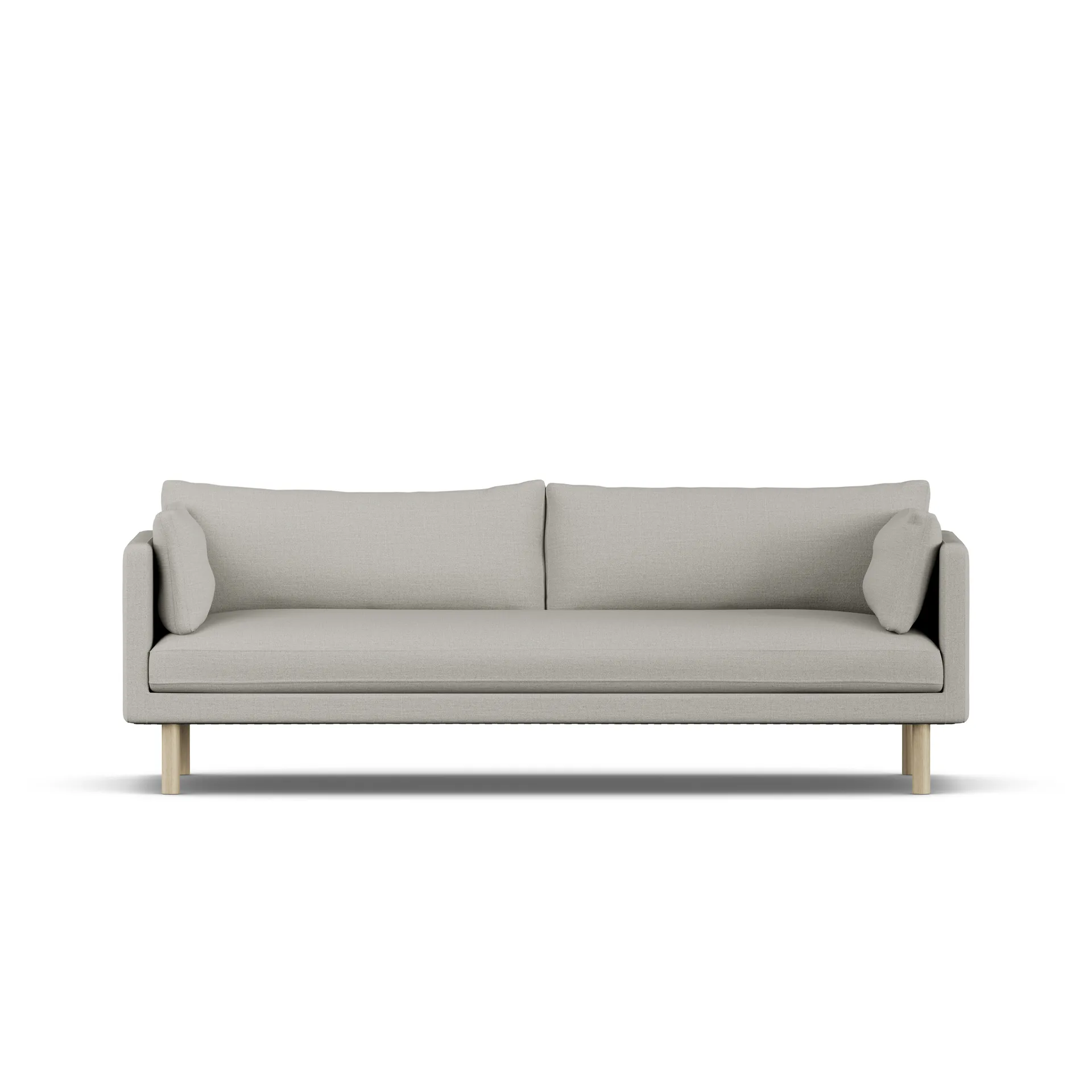 Canapé Linnevik, Same Grey 6673-chêne blanchi à l’huile, 4 places, sans jupe 1898