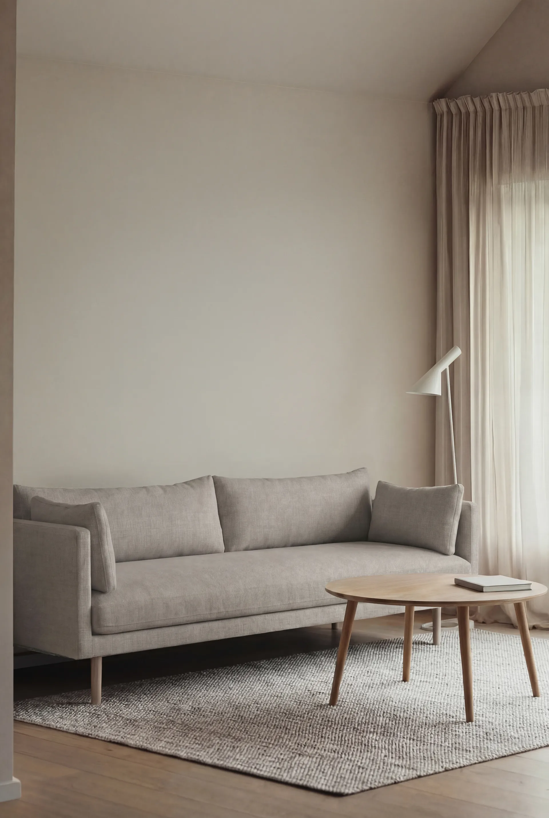 Canapé Linnevik, Same Grey 6673-chêne blanchi à l’huile, 4 places 1898