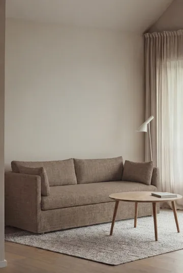 Canapé Linnevik - Same Mole 6674-chêne blanchi à l’huile, 3 places, avec jupe - 1898