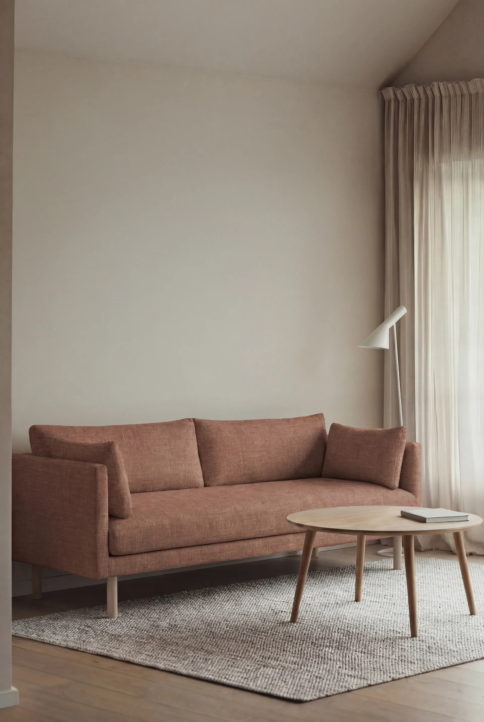 Canapé Linnevik, Same Rust 6675-chêne blanchi à l’huile, 3 places 1898